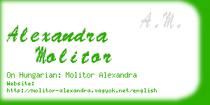 alexandra molitor business card